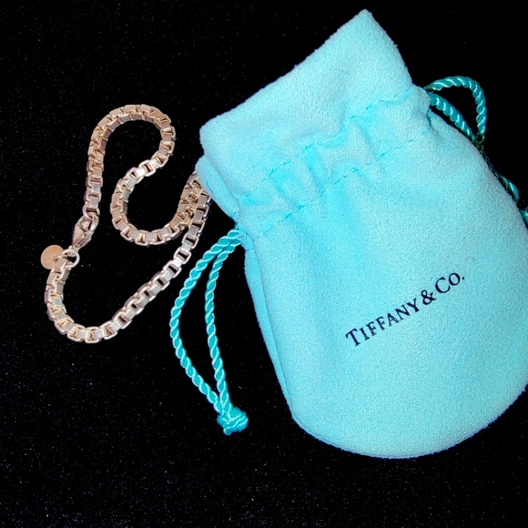 Tiffany & Co. Jewelry - TIFFANY & CO. Sterling Venetian Box Link Necklace